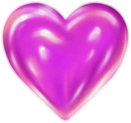 Dreamy Glossy Heart